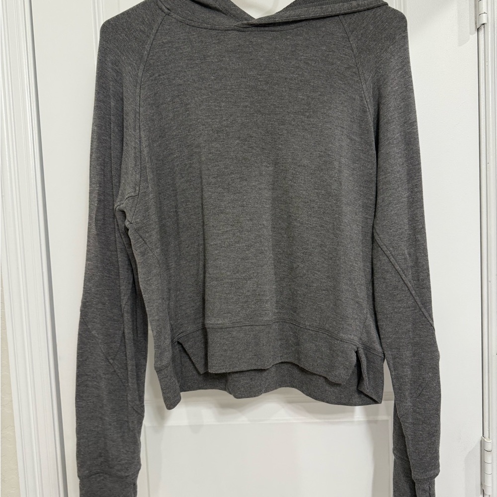 Gray Hooded Sweatshirt